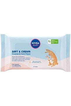 Nivea Otroški čistilni robčki Soft&Cream 57pcs