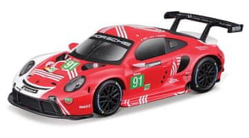 BBurago - RACE, Porsche 911 RSR v okrasni škatli, rdeča, 1:43