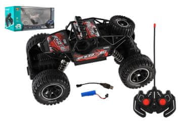 Teddies Avto RC Off-Road plastika 26cm 27MHz polnilni paket + baterija z rdečo svetlobo