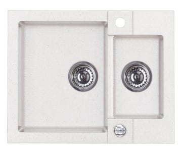 Alveus Granital pomivalno korito ROCK 80, dvojno, 595x475