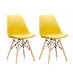 Aga 2x Jedilni stol MR2035 Rumena