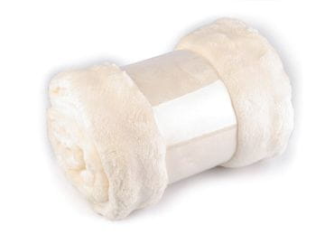 Odejo iz mehurčkaste volne 150x200 cm - kremasta svetloba