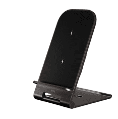 Allity AWC-100-15W brezžični polnilec in stojalo, 15W, USB-C, siv (Graphite)