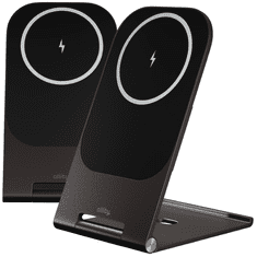 Allity AWC-200-15WMS brezžični polnilec / stojalo, 15W, MagSafe, USB-C, siv (Graphite)