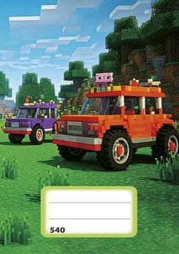 Beležnica (540) A5 brez podloge, 40l, Cars