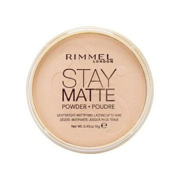 Rimmel Stay Matte dolgoobstojen kompakten puder 14 g