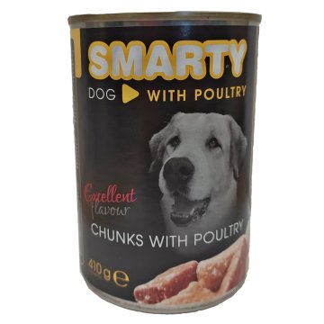 Smarty Dog Kosmiči perutnine v pločevinki 410 g
