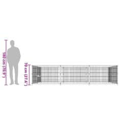 Vidaxl Pasji boks črn 6 m² jeklo