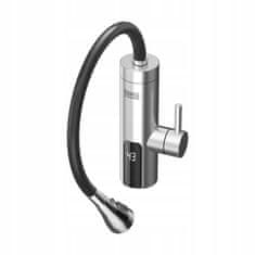 Teesa Inox LCD kuhinjski pretočni električni grelnik vode 3000W s fleksibilnim izlivom