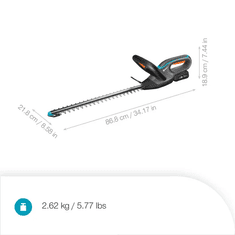 Gardena EasyCut 45/18V P4A Set baterijske škarje za živo mejo (14734-20)