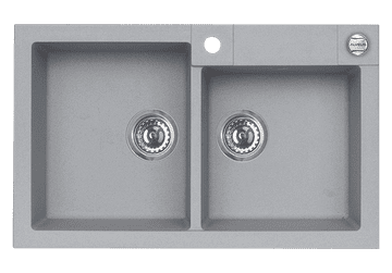 Alveus Granital pomivalno korito ROCK 90, dvojno, 780x480