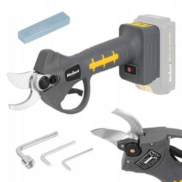 Rebel TOOLS 300W aku. škarje za obrezovanje dreves in vej do 25mm