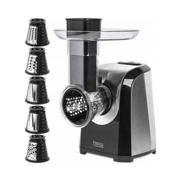 Teesa 150W inox električni rezalnik in strgalnik zelenjave