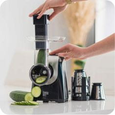 Teesa 150W inox električni rezalnik in strgalnik zelenjave