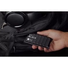 Western Digital P40 Black Game SSD disk, 1TB, NVMe, USB 3.2 (WDBAWY0010BBK-WESN)