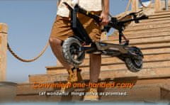 KuKirin T3 Električni skuter - motor 800 W, največja hitrost 25 km/h, doseg 58 km - 10-palčne pnevmatike - zložljiva zasnova - sistem s 14 lučkami - barvni zaslon