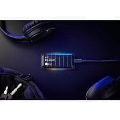 Western Digital P40 Black Game SSD disk, 2TB, NVMe, USB 3.2 (WDBAWY0010BBK-WESN)