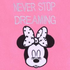Disney DISNEY Minnie Mouse Dekliške flisaste pižame, dvodelne pižame z dolgimi rokavi, tople 128