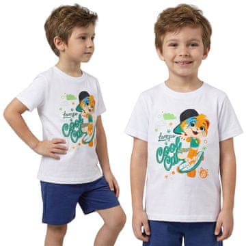 sarcia.eu Lampo 44 Mačke, bombažne pižame, dvodelne poletne pižame s kratkimi rokavi, 100% bombaž