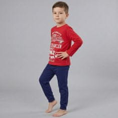 MARVEL COMICS MARVEL Spider-Man Dvodelne rdeče in temno modre fantovske pižame, bombažne pižame z dolgimi rokavi 104