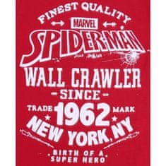 MARVEL COMICS MARVEL Spider-Man Dvodelne rdeče in temno modre fantovske pižame, bombažne pižame z dolgimi rokavi 104
