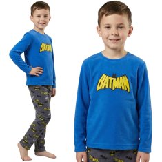 sarcia.eu Batman DC COMICS Fantovske flisaste pižame, dvodelne pižame z dolgimi rokavi, tople 128
