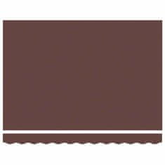 Vidaxl Ročna tenda 3 x 2 m Rjava 100% poliester
