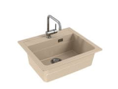 Alveus Granital pomivalno korito ATROX 30, enojno, 590x500, kapučino
