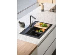 Alveus Granital pomivalno korito ATROX 40, enojno, 790x500, črna