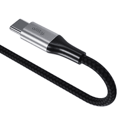 Allity AUC-01 kabel USB-C na USB-C, 100W, 2m, najlon, črn