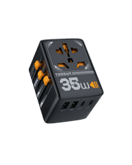 WTA02 potovalni adapter, 2x USB-A, 2x USB-C, 35W