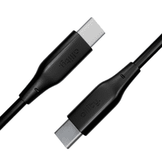 Allity AUC-02 kabel, USB-C na USB-C, 60W, 2m, silikon, črn