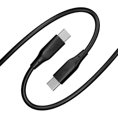 Allity AUC-02 kabel, USB-C na USB-C, 60W, 2m, silikon, črn