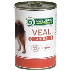 Nature's Protection Dog Cons. Telečje meso za odrasle 400 g