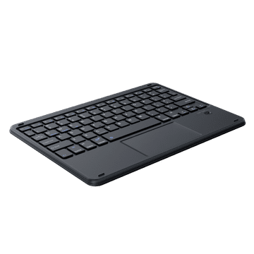 Oscal S1 brezžična Bluetooth tipkovnica, sledilna ploščica, črna