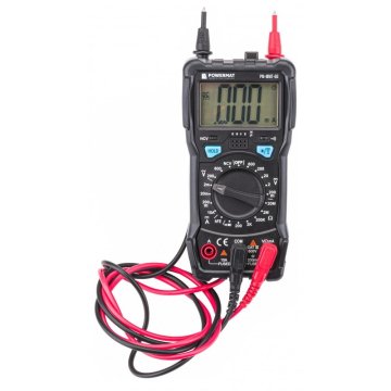 Powermat Univerzalni 10A digitalni multimeter z LCD + LED svetilka