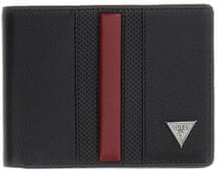 Guess Moška usnjena denarnica SMTOCSLEA20-BLA