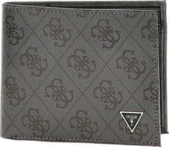 Guess Moška usnjena denarnica SMVELELEA20-BLA
