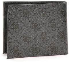 Guess Moška usnjena denarnica SMVELELEA20-BLA