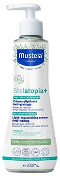 Mustela Stelatopia+ Pomirjujoča in obnavljajoča krema (krema za obnavljanje lipidov) 300 ml