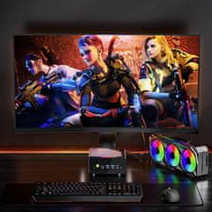 GMKtec računalnik mini PC K12 AMD Ryzen7 H255 32GB RAM 1TB SSD Radeon 780M NucBox