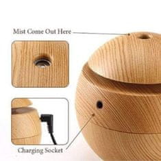 Netscroll LED vlažilnik zraka in aroma difuzor eteričnih olj ter ambientno svetlobo za sproščujoče vzdušje, Diffuser