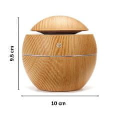Netscroll LED vlažilnik zraka in aroma difuzor eteričnih olj ter ambientno svetlobo za sproščujoče vzdušje, Diffuser