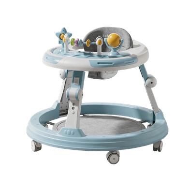 Tavalax Zložljiva ergonomska hojica s 360° kolesi in igralno-učnim mizcem