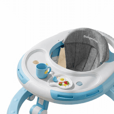 Tavalax Zložljiva ergonomska hojica s 360° kolesi in igralno-učnim mizcem