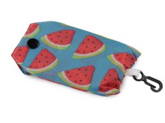 Zložljiva nakupovalna vrečka 45x40 cm - modra azurna melona