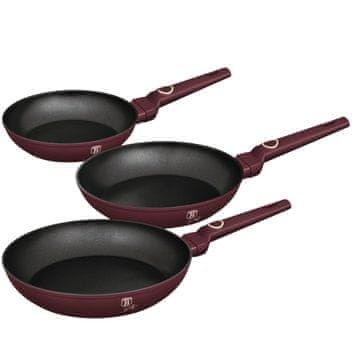 Komplet ponev s titanovo površino 3 kosi Leonardo Collection BH-8048