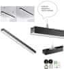 master LED LED svetilka 190cm 60W 4500K 6000lm 110° IP20 OFFICE črna