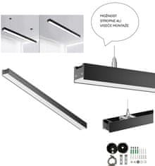 master LED LED svetilka 190cm 60W 4500K 6000lm 110° IP20 OFFICE črna