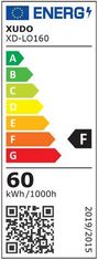 master LED LED svetilka 190cm 60W 4500K 6000lm 110° IP20 OFFICE črna